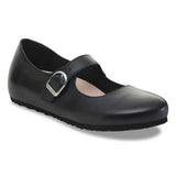 Birkenstock Santa Clarita 1030709 Donna Nero Pianta Stretta | Scarpe Mary Jane in Pelle