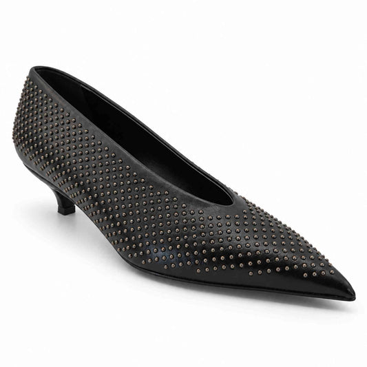 Scarpe Divine Follie 7376 nere con tacco 3,5 cm