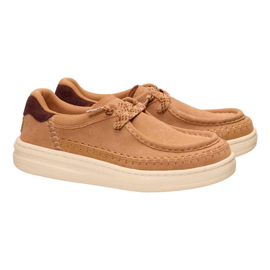 Scarpe HEY DUDE donna Harper Moc in camoscio marrone
