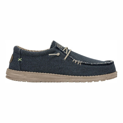 Scarpe Hey Dude Wally Braided Uomo 40003-4NM Blu | Comode, leggere, slip-on