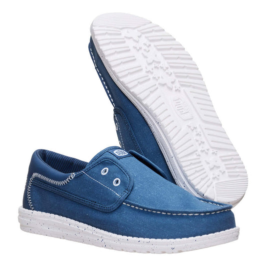 Scarpe Hey Dude Wally Cru Stretch Canvas Uomo 45141-4ZL | Comode, leggere, slip-on