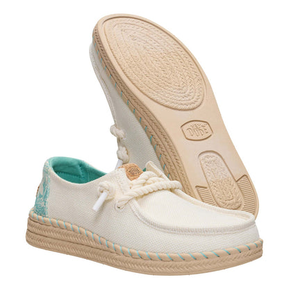 Scarpe Hey Dude Wendy Espadrille Hibiscus donna 445237-ONI | leggere, comode e slip-on