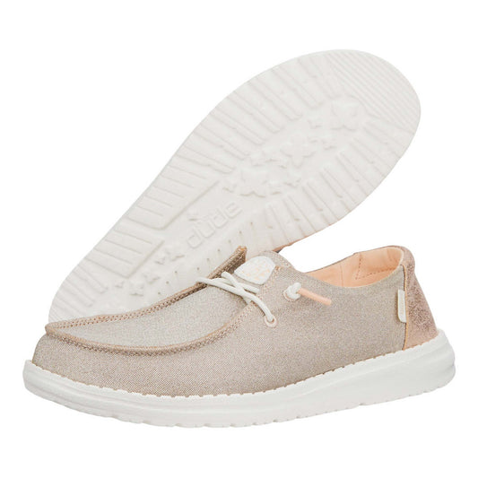 Scarpe Hey Dude Wendy Metallic Sparkle donna 41082-7D9 | leggere, tendenza e slip-on