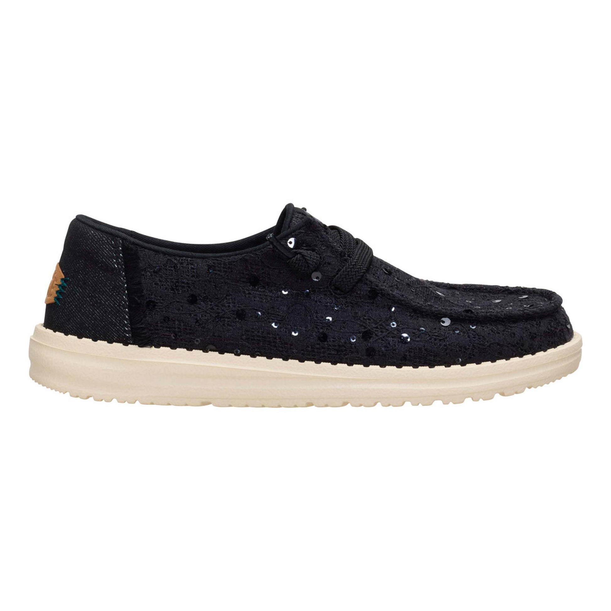 Scarpe Hey Dude Wendy Sequin Lace donna 45478-001 | leggere, comode e slip-on