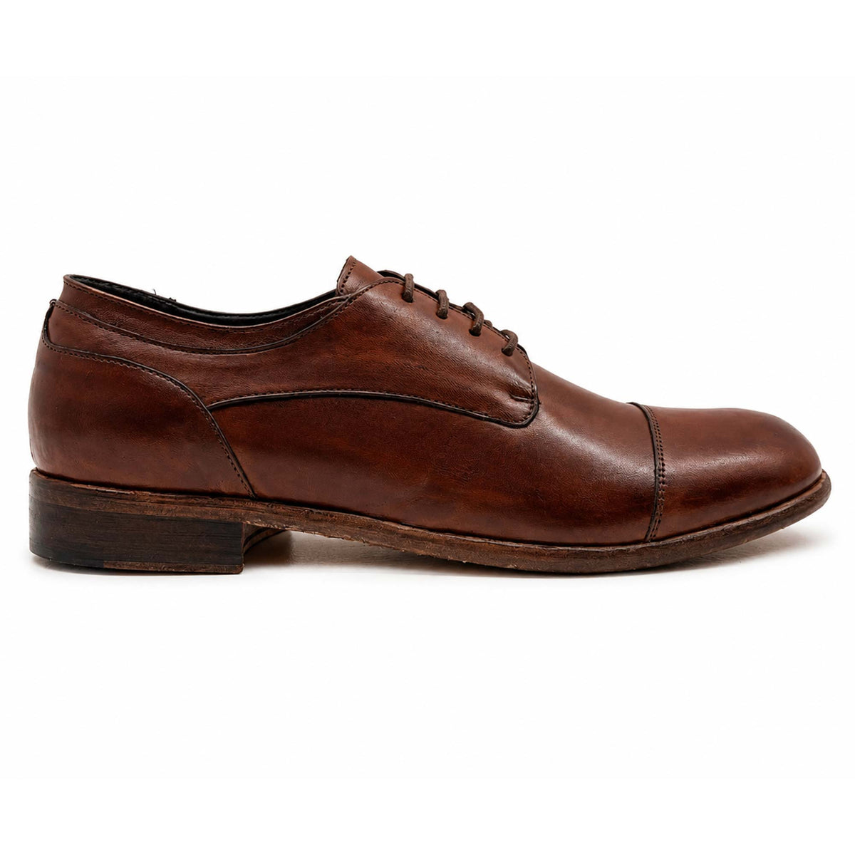 Scarpe stringate KEBO NA5020 uomo marroni in pelle