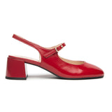 Sling-Back NeroGiardini Donna Pelle Rossa E615510-616 | Décolleté Tacco 5 cm