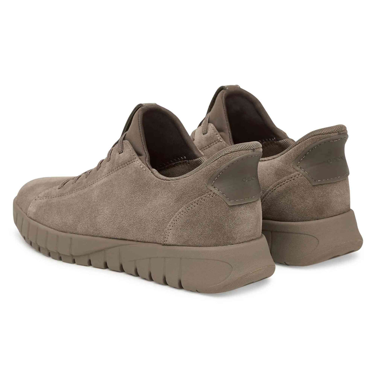 Sneakers Geox donna in camoscio taupe Flextride Plus