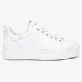 Sneakers NeroGiardini E306521D 707 Donna Pelle Bianca con Fiocco | Comoda e Fashion