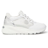 Sneakers NeroGiardini E615180D 707 Donna Pelle Traforata Bianca | Tendenza e Comodità