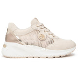 Sneakers NeroGiardini E615180D 710 Donna Pelle Traforata Beige | Tendenza e Comodità