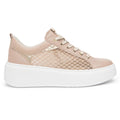 Sneakers NeroGiardini E615292D 677 Donna in Rete Beige | Tendenza & Comodità