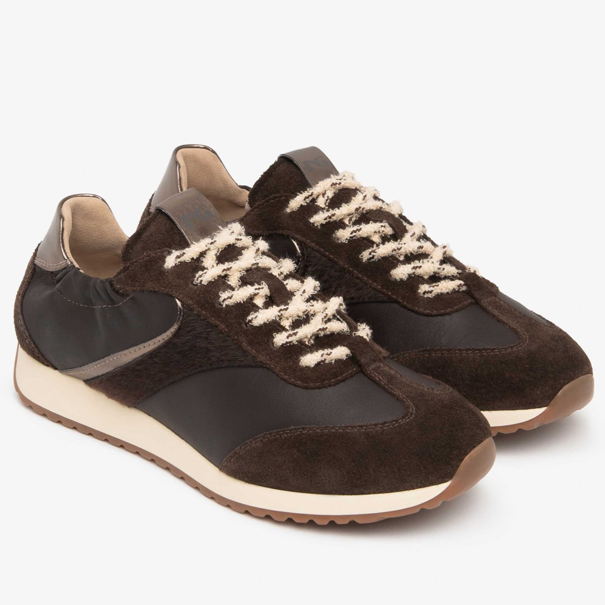 Sneakers NeroGiardini I617325D-300 Donna Marrone | Scarpe Made in Italy