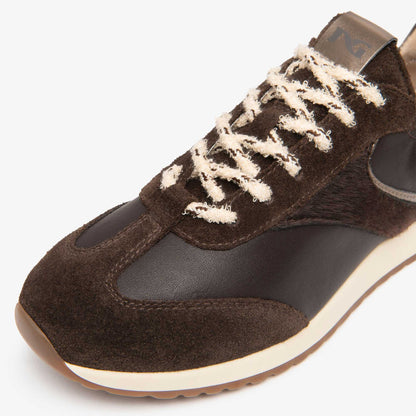 Sneakers NeroGiardini I617325D-300 Donna Marrone | Scarpe Made in Italy