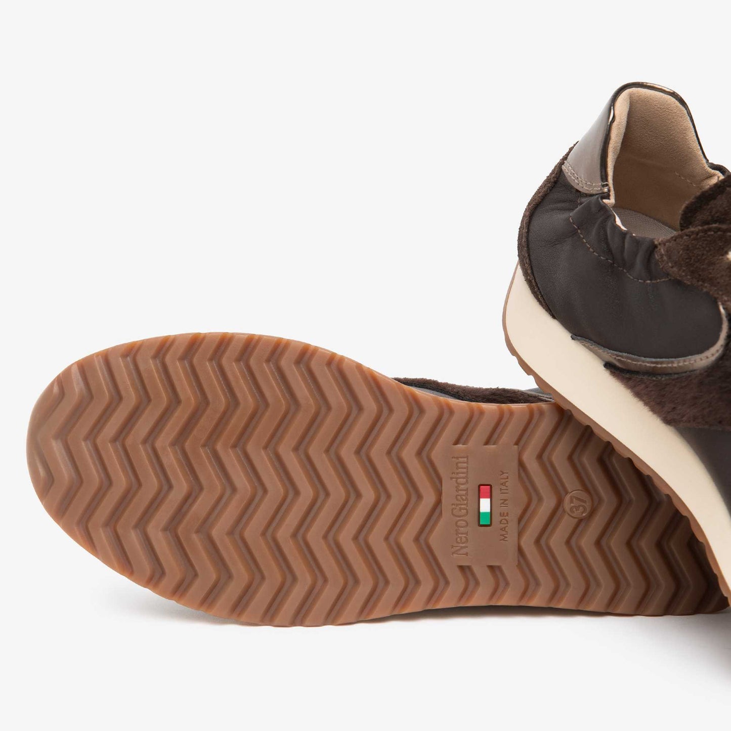 Sneakers NeroGiardini I617325D-300 Donna Marrone | Scarpe Made in Italy