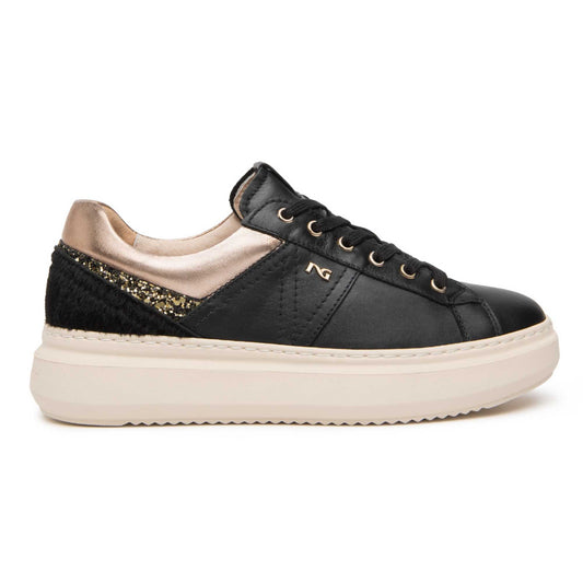 Sneakers NeroGiardini I617430D-100 Donna Nere Platform | Scarpe Made in Italy