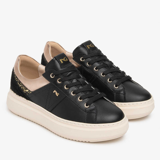 Sneakers NeroGiardini I617430D-100 Donna Nere Platform | Scarpe Made in Italy