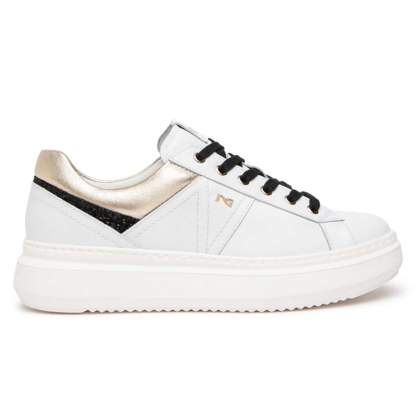 Sneakers NeroGiardini I617431D-707 Donna Bianca Platform | Scarpe Made in Italy