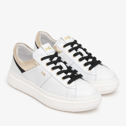 Sneakers NeroGiardini I617431D-707 Donna Bianca Platform | Scarpe Made in Italy