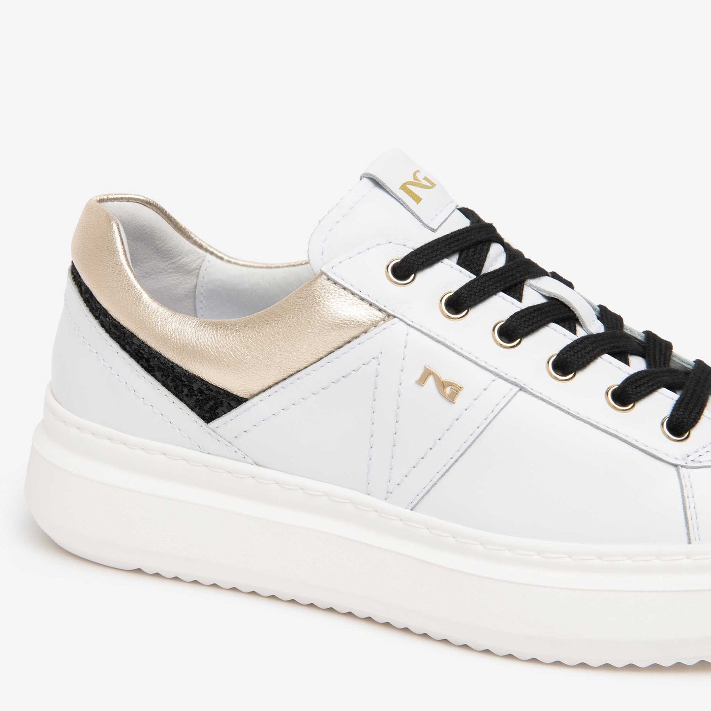 Sneakers NeroGiardini I617431D-707 Donna Bianca Platform | Scarpe Made in Italy
