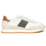 Sneakers NeroGiardini Running Uomo E601110-714 in Pelle Bianca | Comode Made in Italy