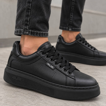 Sneakers Paciotti 4US 00111 nera dettaglio suola