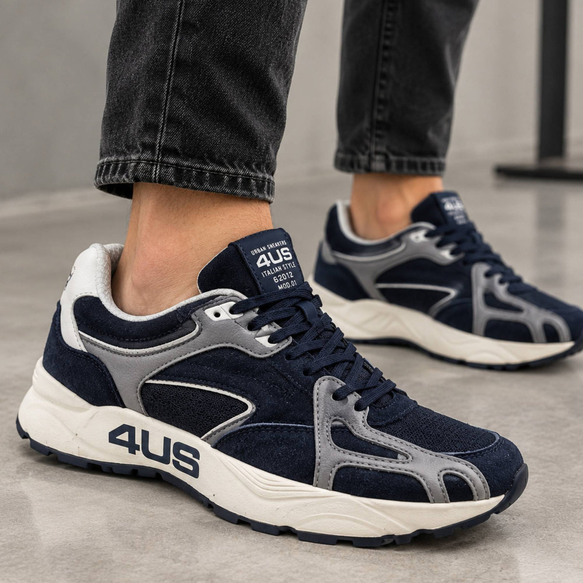 Sneakers Paciotti 4US 25-439 dettaglio suola