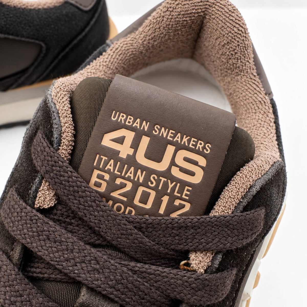 Sneakers Paciotti 4US 25-450 uomo marroni logo