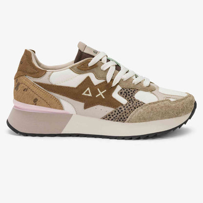 Sneakers SUN68 Stargirl Z46222 donna beige
