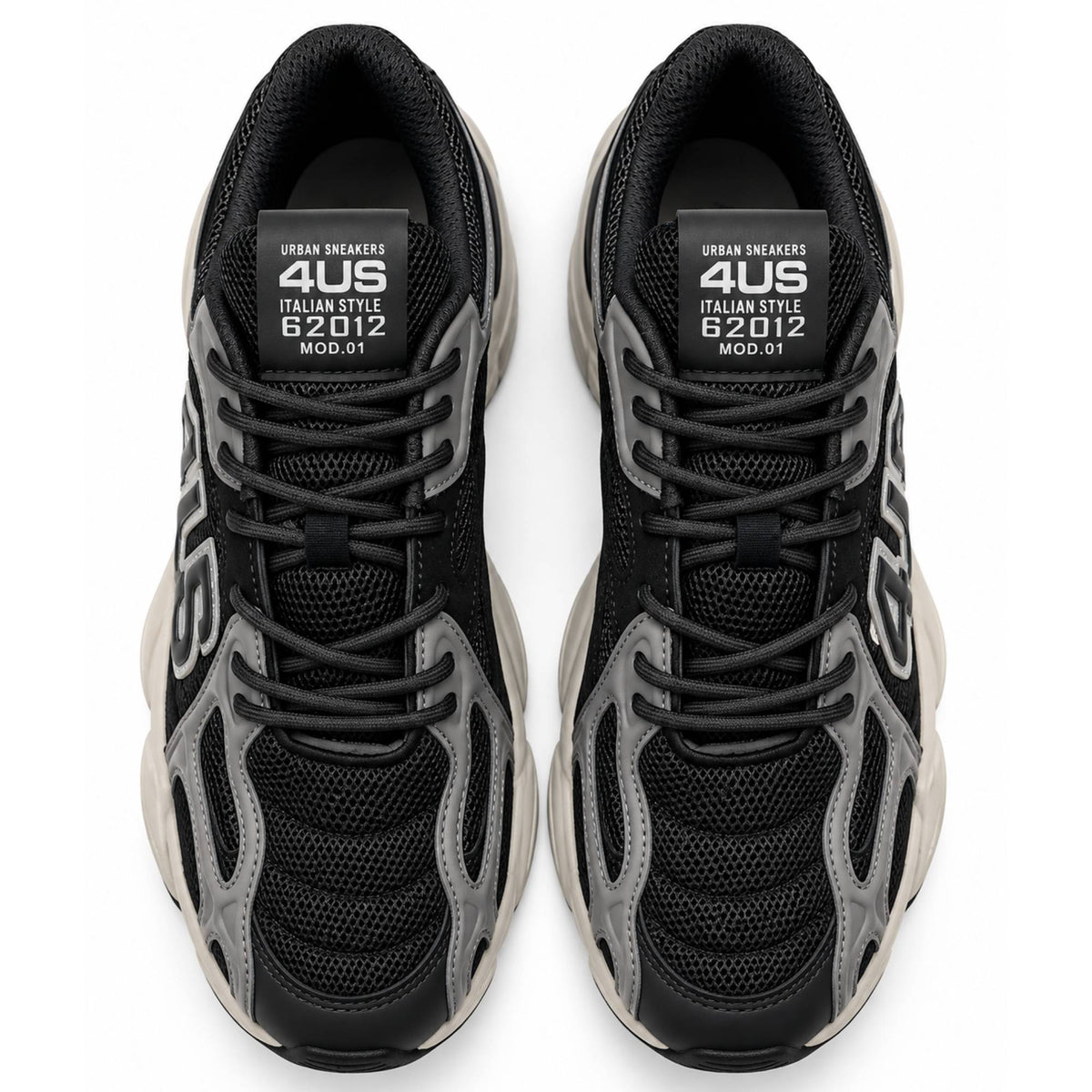 Sneakers uomo Paciotti 4US 25-902 nere 