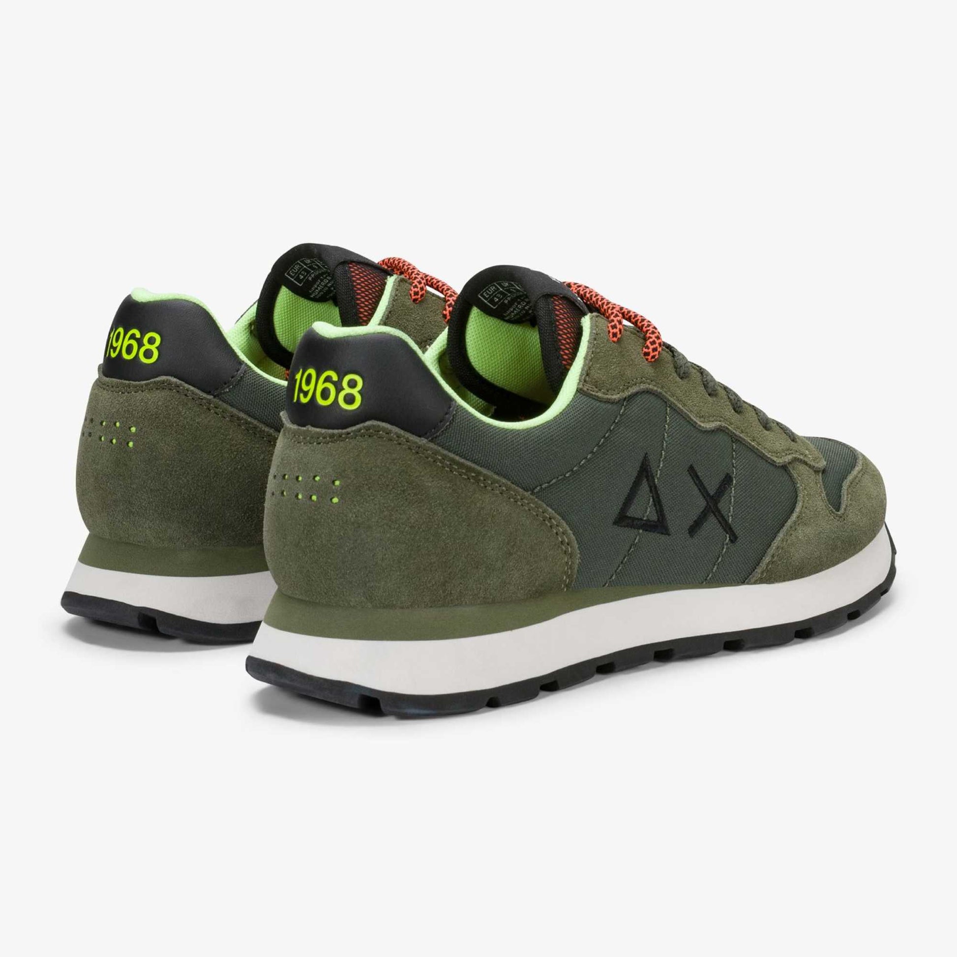 Sneakers uomo SUN68 | Tom Fluo Nylon Z46102-74 | Verde Militare