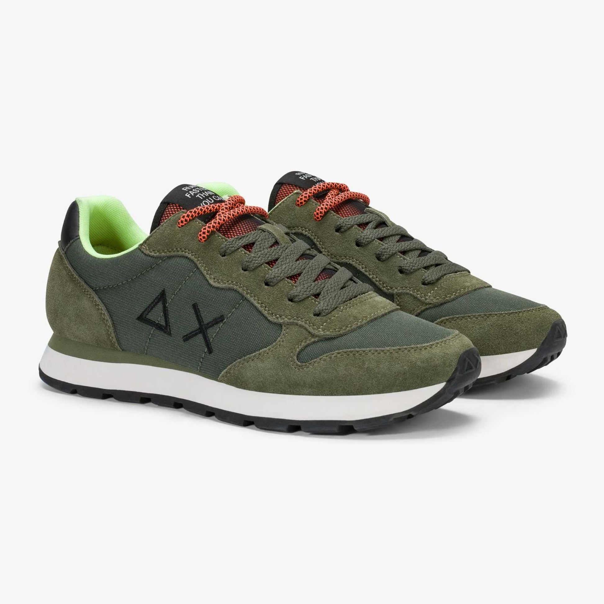Sneakers uomo SUN68 | Tom Fluo Nylon Z46102-74 | Verde Militare