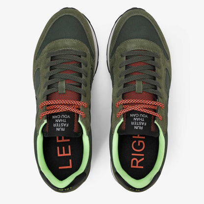 Sneakers uomo SUN68 | Tom Fluo Nylon Z46102-74 | Verde Militare