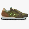 Sneakers uomo SUN68 Tom Multicolor Z36106-19 verde militare | Casual e Sportiva