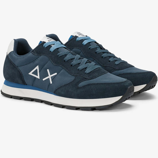 Sneakers uomo SUN68 Tom Solid Nylon Z36101-07 Blu | Casual e Sportiva