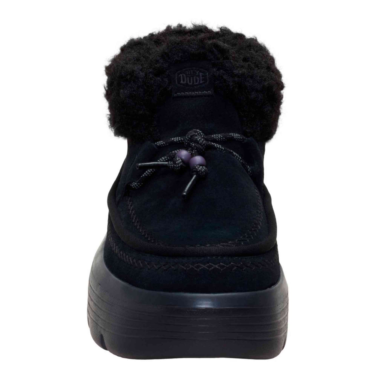 Stivaletti Hey Dude donna neri platform 45638-060 dettaglio