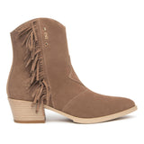 Stivaletti NeroGiardini E615131-442 Texani Donna | Tacco 7 cm con Frange