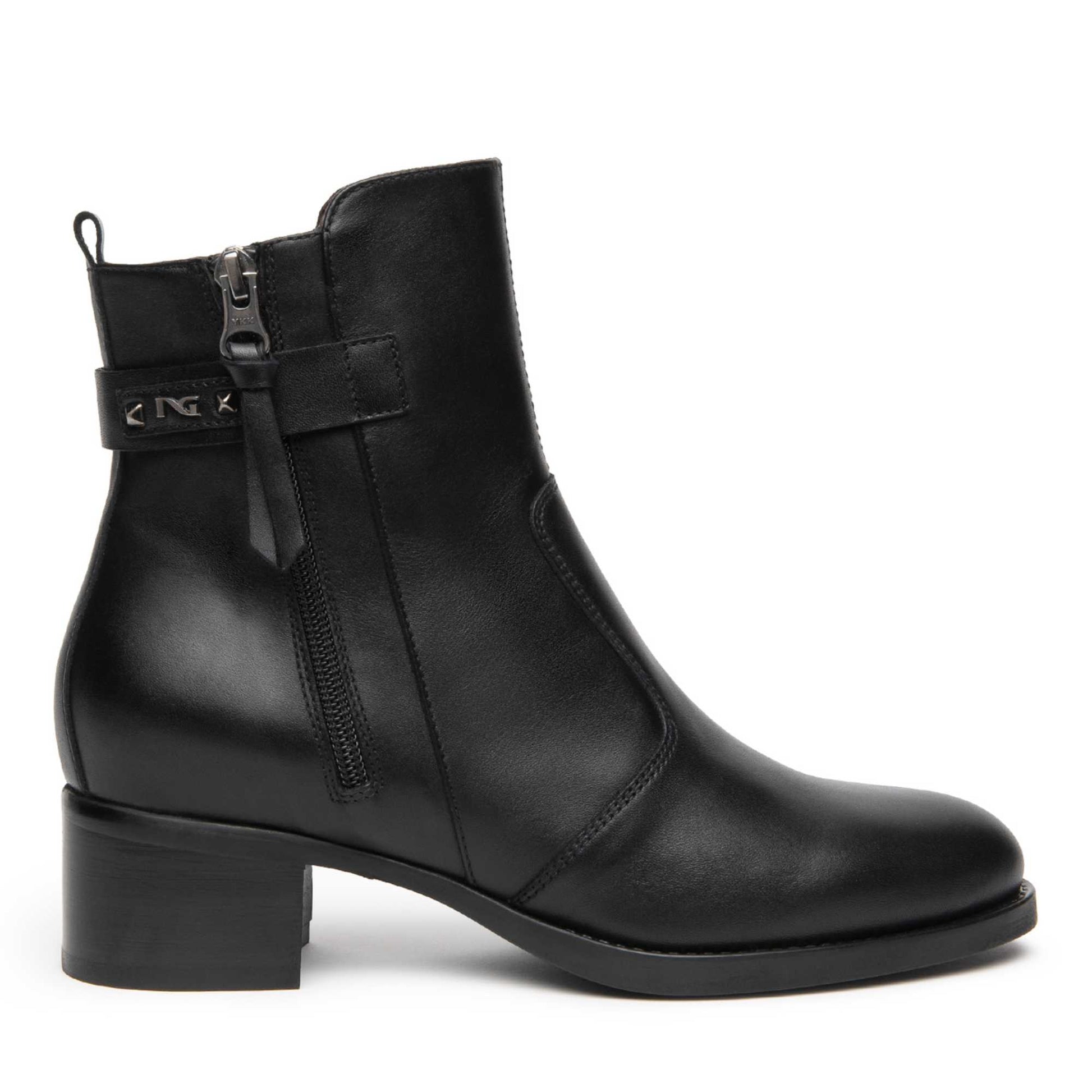 Stivaletti NeroGiardini I617210D-100 Donna Neri in Pelle | Scarpe Made in Italy