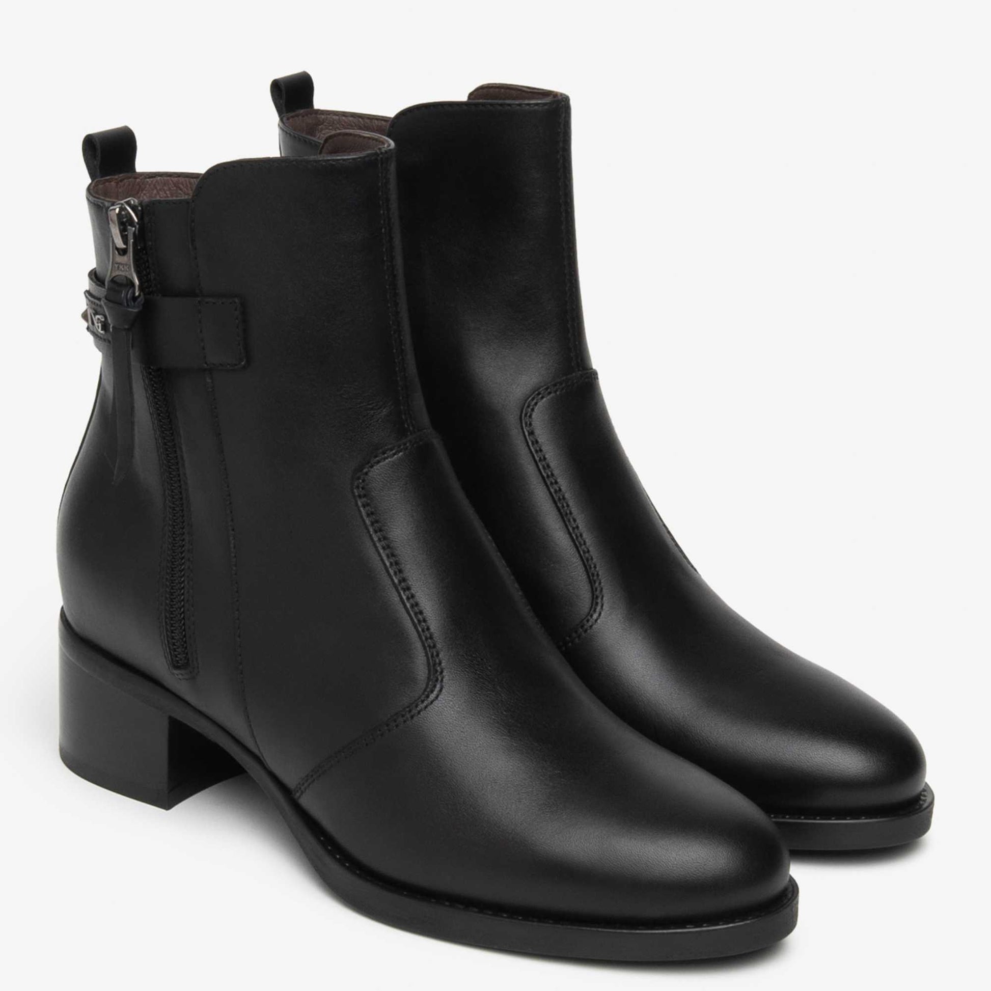 Stivaletti NeroGiardini I617210D-100 Donna Neri in Pelle | Scarpe Made in Italy