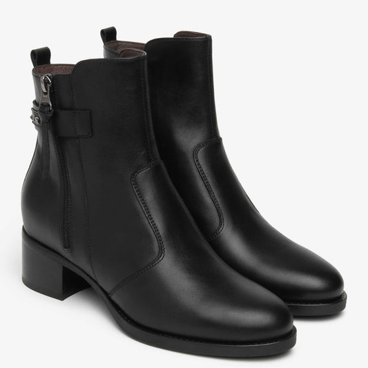 Stivaletti NeroGiardini I617210D-100 Donna Neri in Pelle | Scarpe Made in Italy
