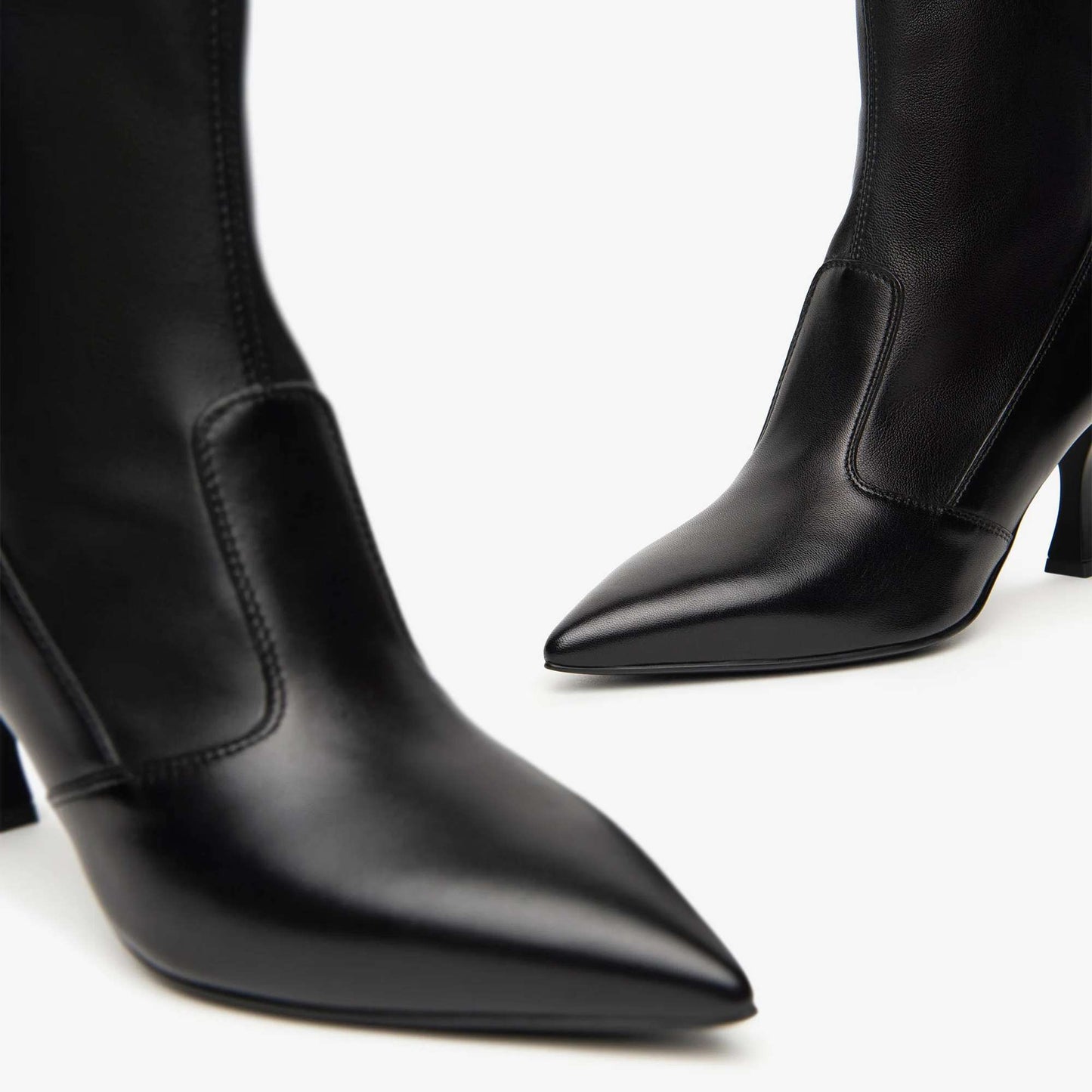 Stivaletto NeroGiardini I410830DE-100 Nero Donna in Pelle | Made in Italy