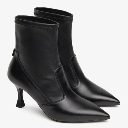 Stivaletto NeroGiardini I410830DE-100 Nero Donna in Pelle | Made in Italy