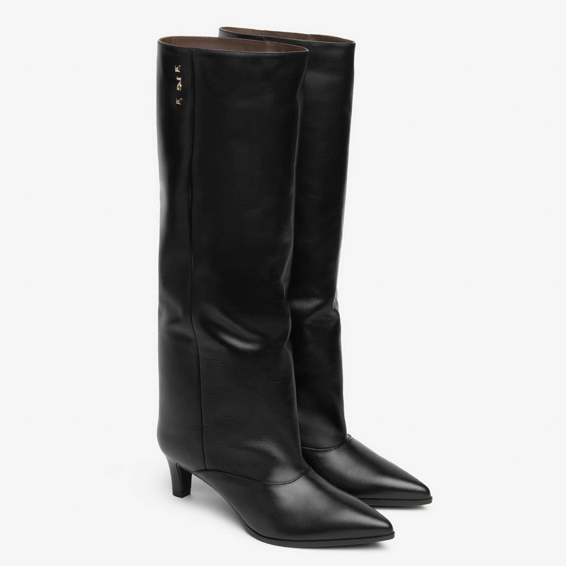 Stivali NeroGiardini Donna I617791DE-100 in Pelle Nera