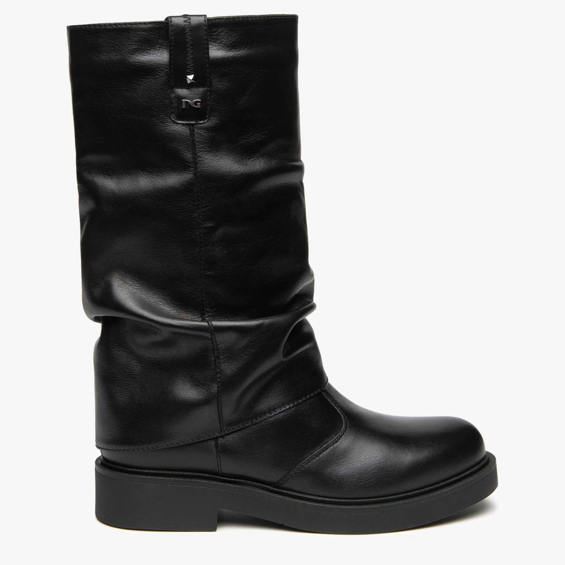Stivali NeroGiardini Donna I618000D-100 Neri in Pelle | Scarpe Made in Italy
