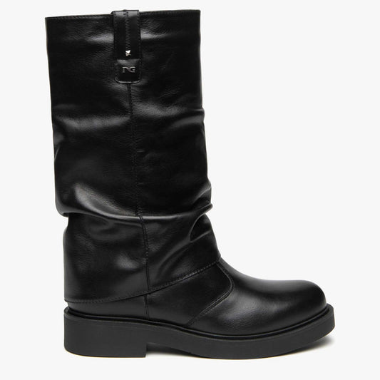 Stivali NeroGiardini Donna I618000D-100 Neri in Pelle | Scarpe Made in Italy