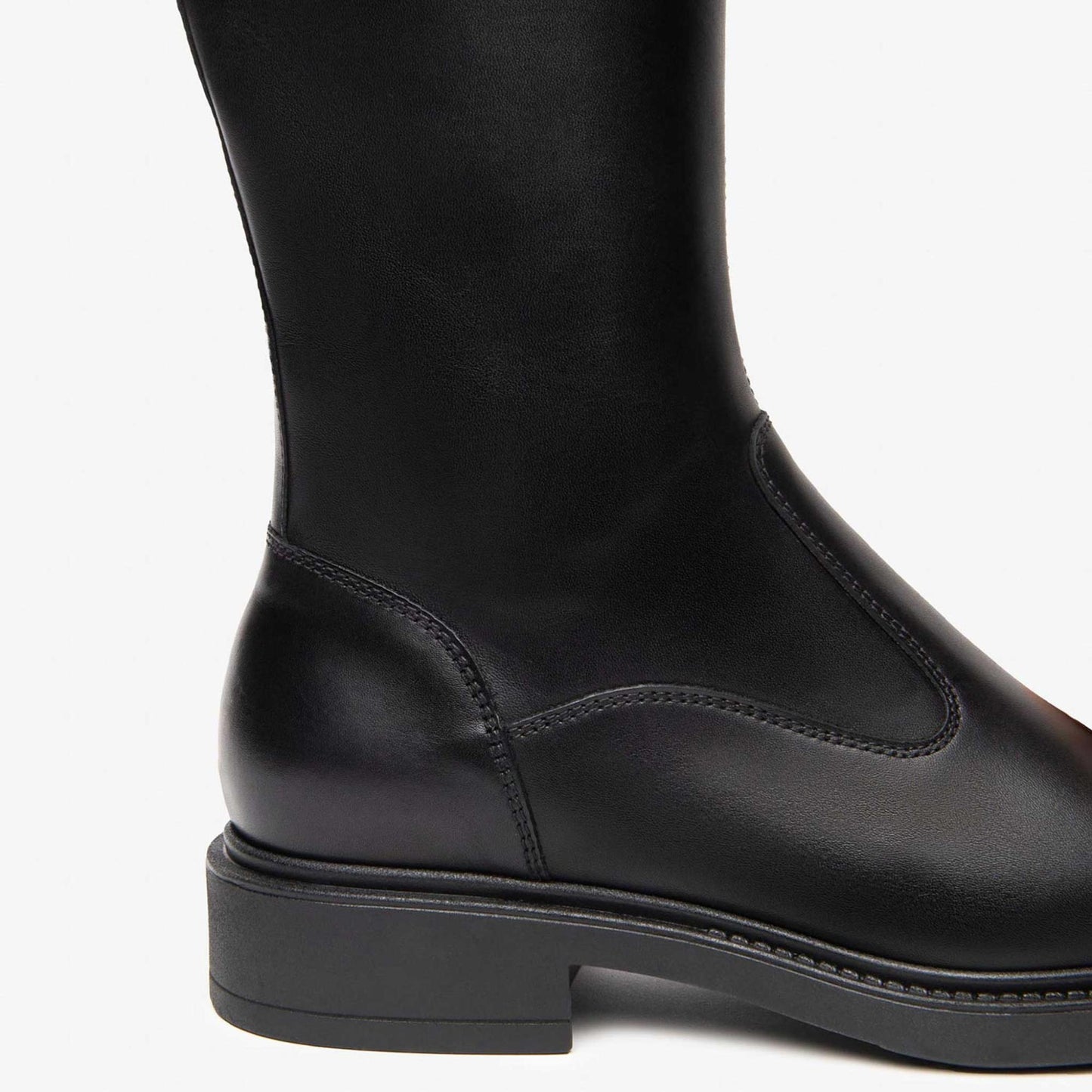 Stivali NeroGiardini I514713-100 Donna in Pelle Nera | Cavallerizzi  Made in Italy