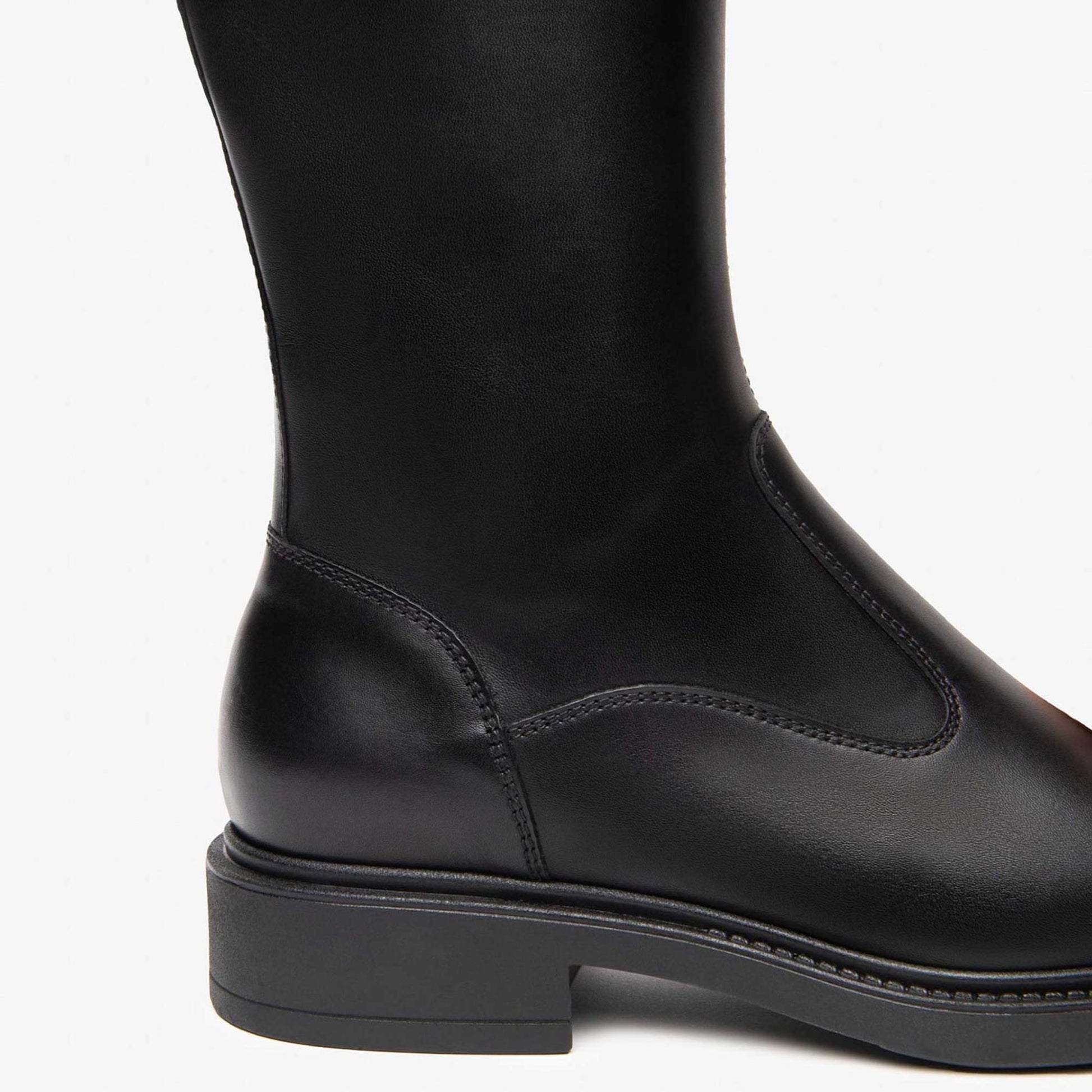 Stivali NeroGiardini I514713-100 Donna in Pelle Nera | Cavallerizzi  Made in Italy
