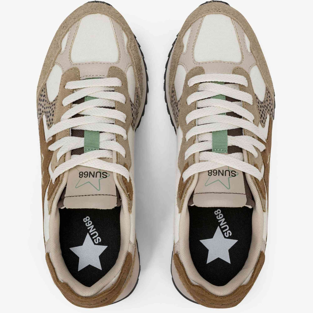 Suola sneakers SUN68 Stargirl donna beige