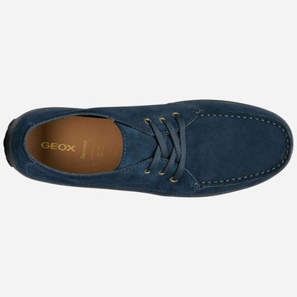 Mocassino stringato GEOX "Spherica EC14" U66HLA blu