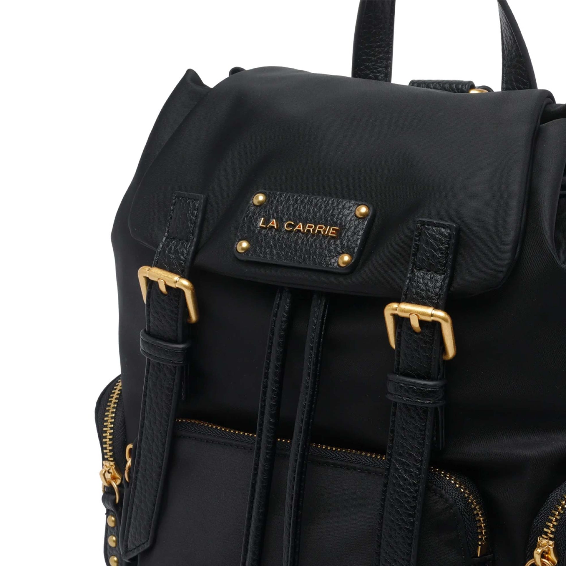 Backpack zaino nylon La Carrie 161M-ZS-342-NYS nero