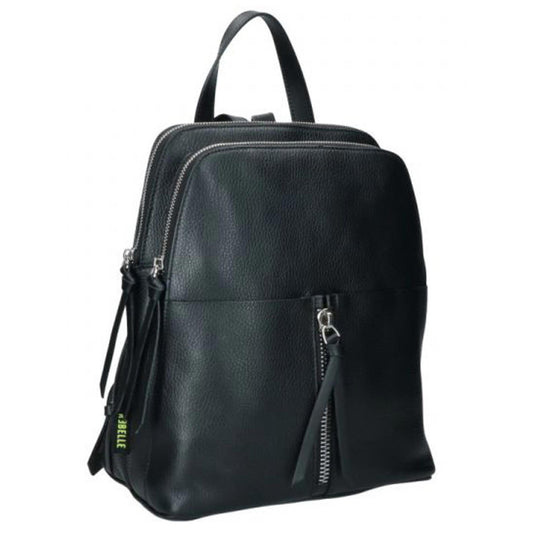 Zaino donna Rebelle Diana in pelle nera vista frontale